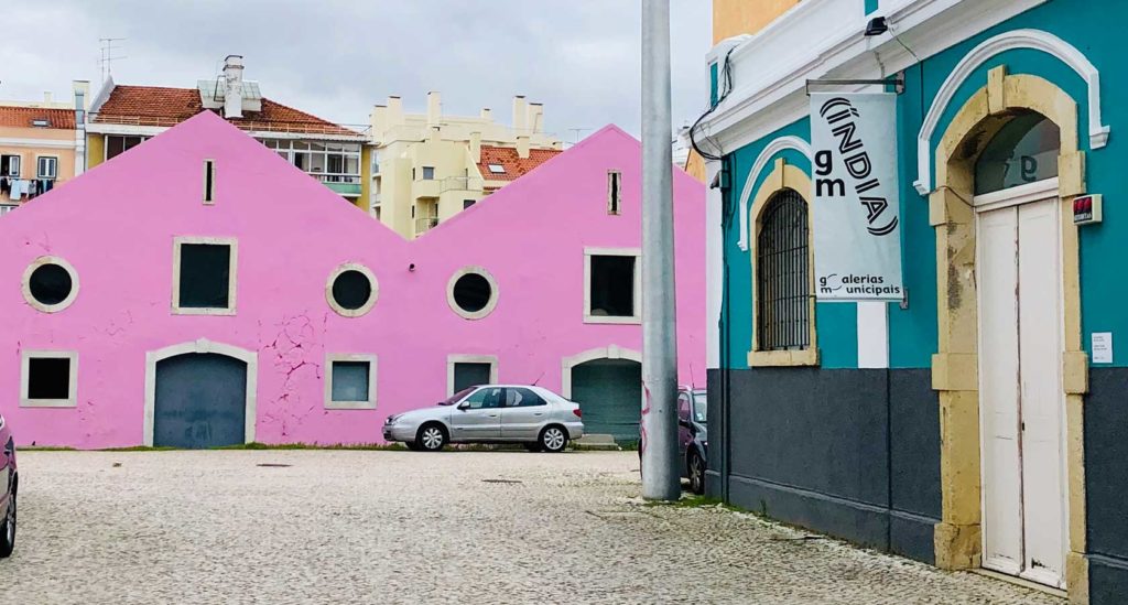 colorful block in lisbon